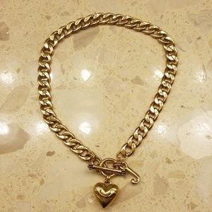Juicy Couture Banner Heart Choker